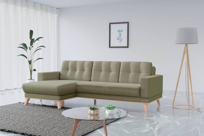 sit&more Ecksofa »Lavida L-Form«, wahlweise mit Kippfunktion und Bettkasten von sit&more