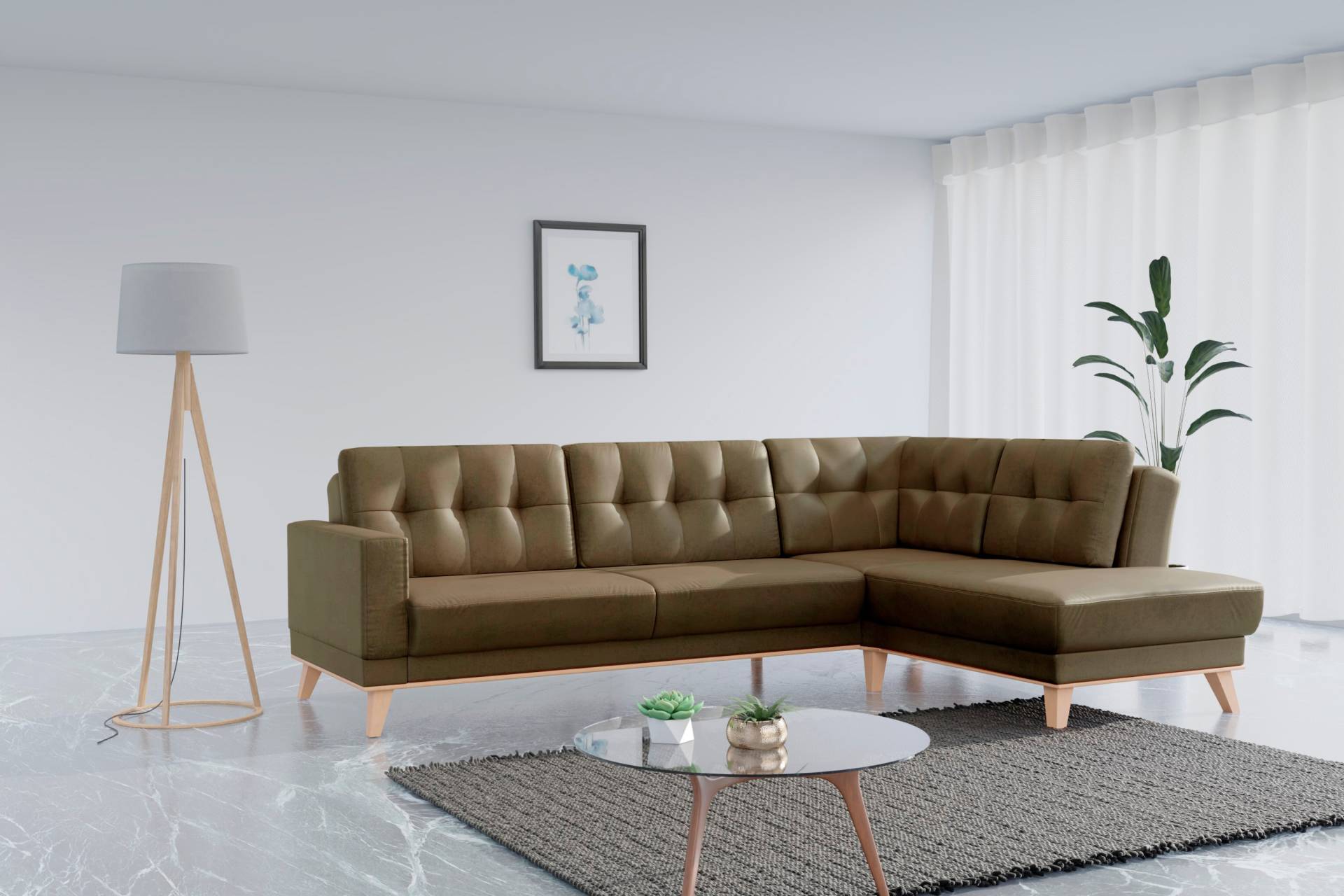 sit&more Ecksofa »Lavida«, wahlweise mit Kippfunktion und Bettkasten von sit&more