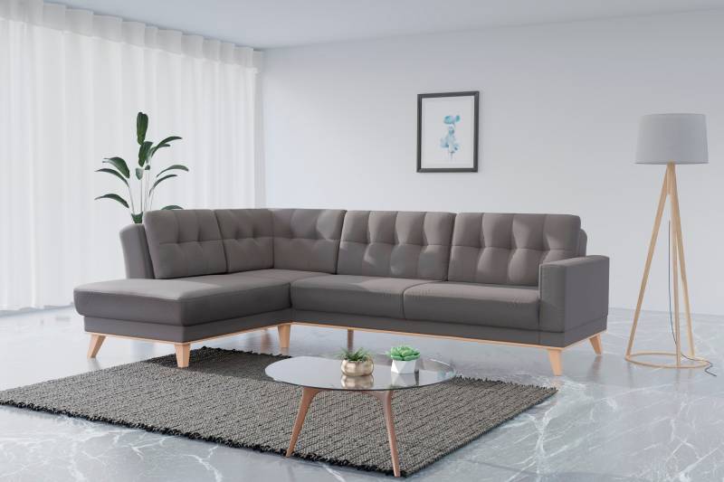 sit&more Ecksofa »Lavida L-Form«, wahlweise mit Kippfunktion und Bettkasten von sit&more