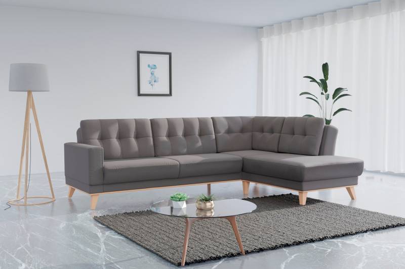 sit&more Ecksofa »Lavida L-Form«, wahlweise mit Kippfunktion und Bettkasten von sit&more