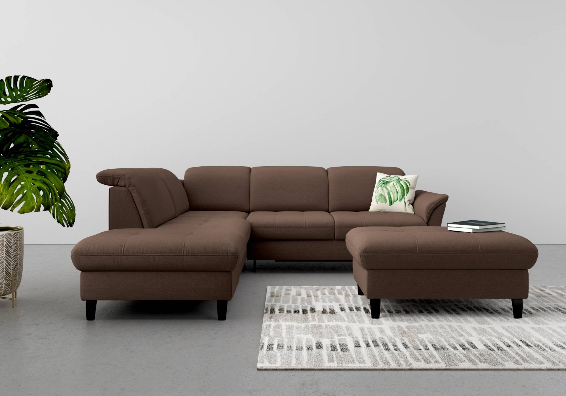 sit&more Ecksofa »Maggiore L-Form«, wahlweise mit Kopfteilverstellung, Bettfunktion und Stauraum sit&more Ecksofa »Maggiore L-Form«, wahlweise mit Kopfteilverstellung, Bettfunktion und Stauraum von sit&more