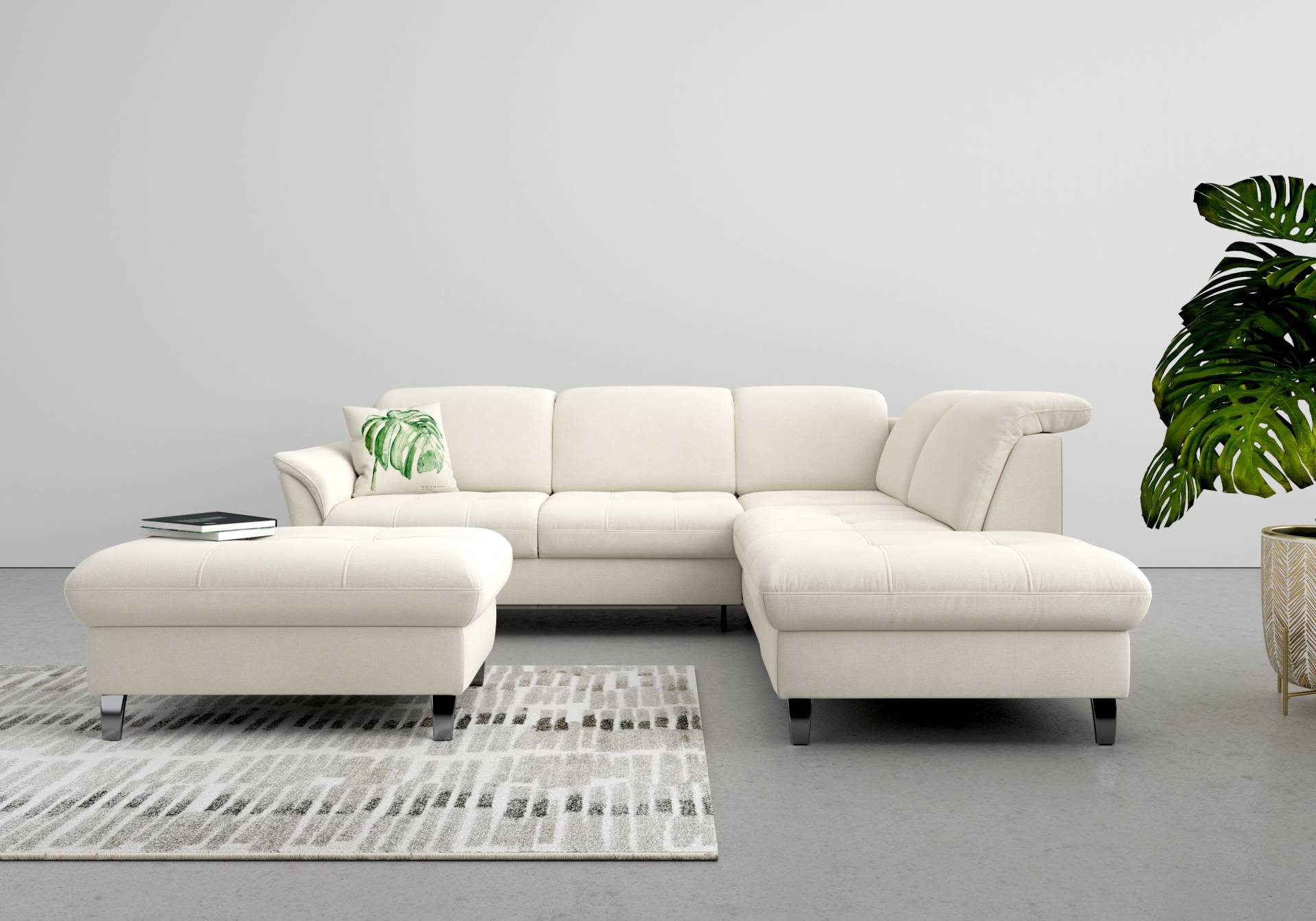 sit&more Ecksofa »Maggiore L-Form«, wahlweise mit Kopfteilverstellung, Bettfunktion und Stauraum sit&more Ecksofa »Maggiore L-Form«, wahlweise mit Kopfteilverstellung, Bettfunktion und Stauraum von sit&more