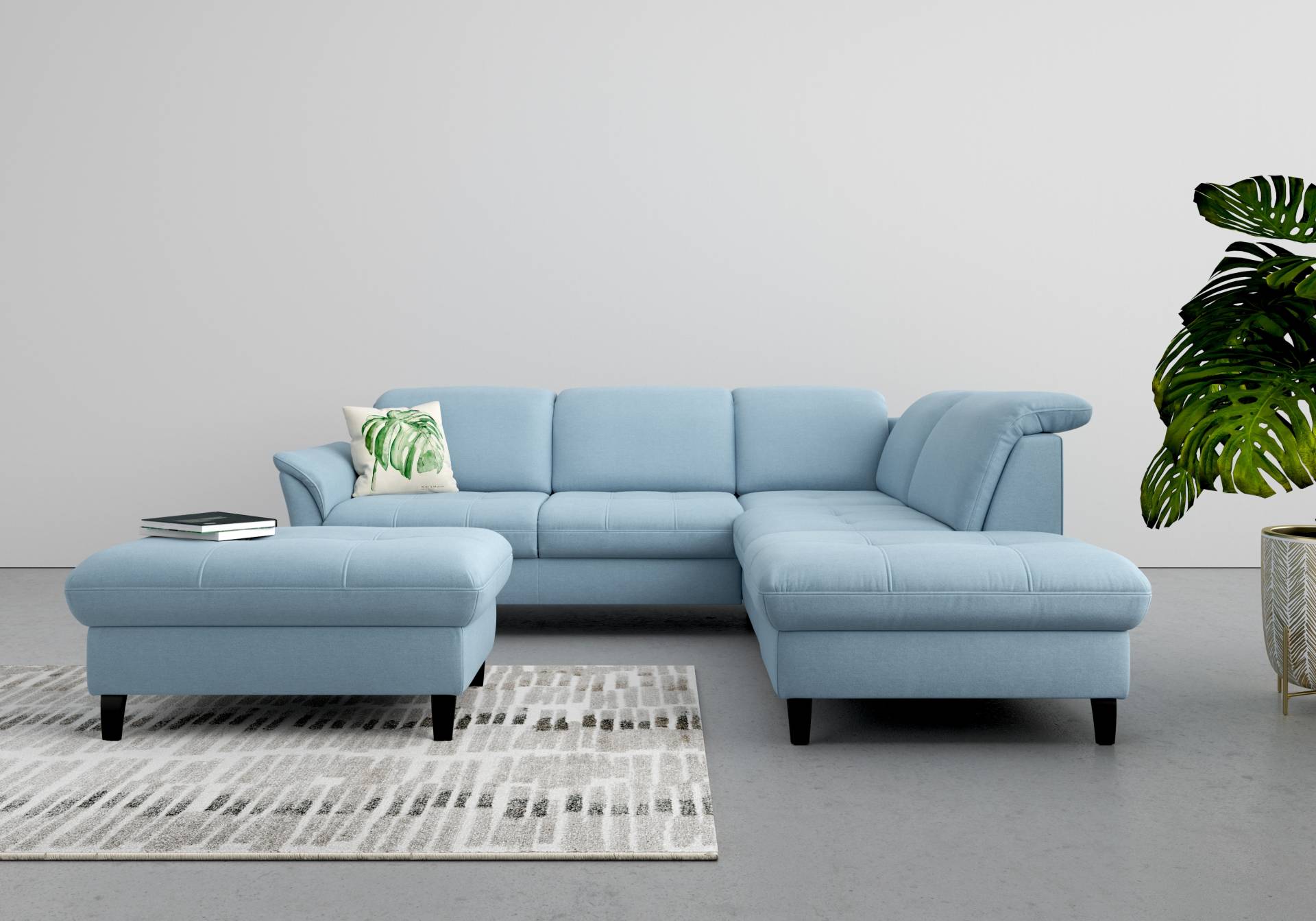 sit&more Ecksofa »Maggiore L-Form«, wahlweise mit Kopfteilverstellung, Bettfunktion und Stauraum sit&more Ecksofa »Maggiore L-Form«, wahlweise mit Kopfteilverstellung, Bettfunktion und Stauraum von sit&more