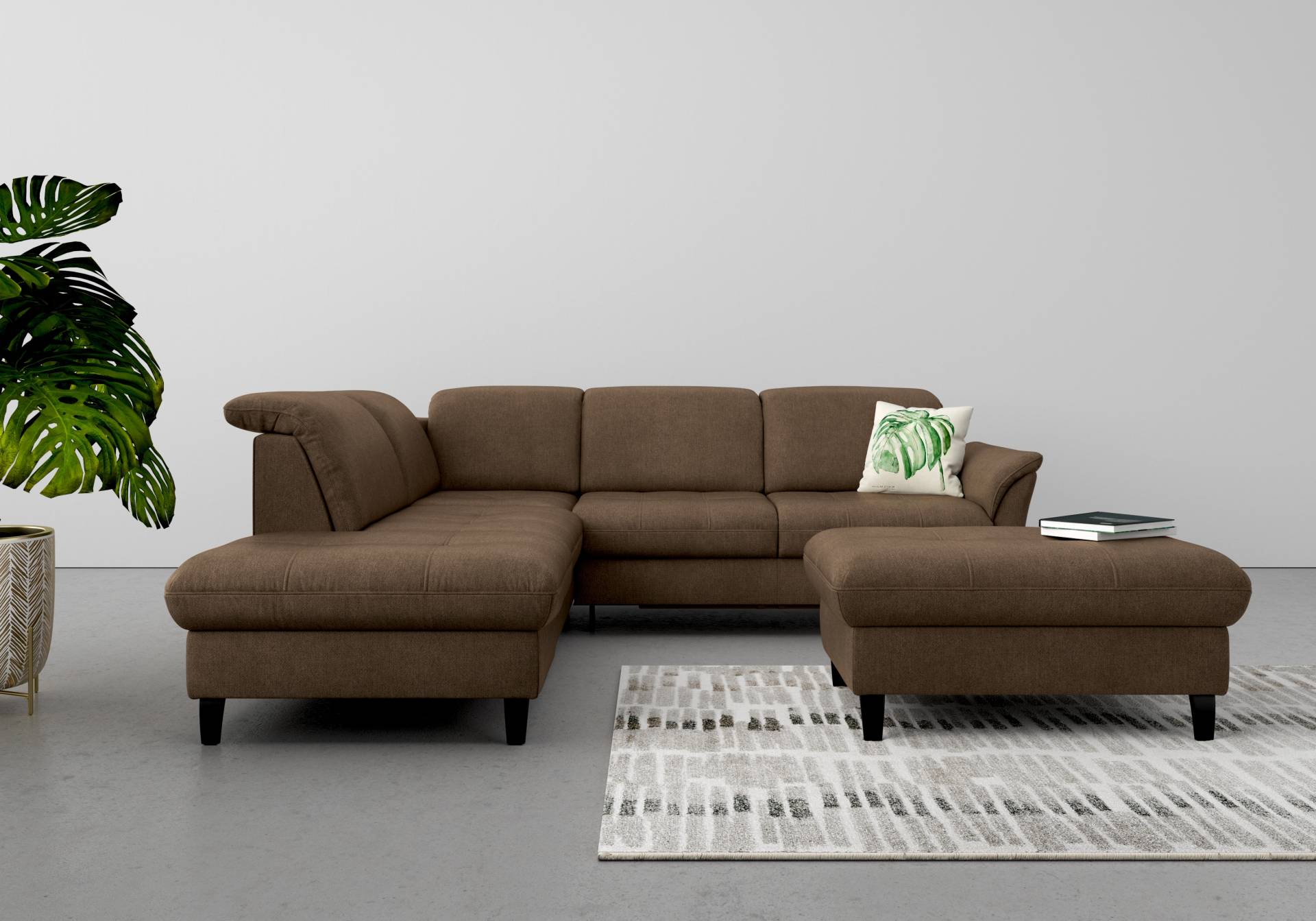 sit&more Ecksofa »Maggiore L-Form«, wahlweise mit Kopfteilverstellung, Bettfunktion und Stauraum sit&more Ecksofa »Maggiore L-Form«, wahlweise mit Kopfteilverstellung, Bettfunktion und Stauraum von sit&more
