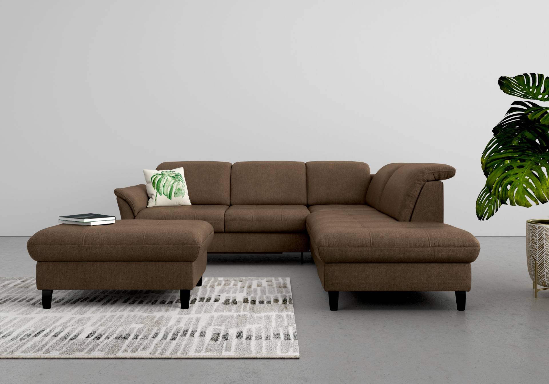 sit&more Ecksofa »Maggiore L-Form«, wahlweise mit Kopfteilverstellung, Bettfunktion und Stauraum sit&more Ecksofa »Maggiore L-Form«, wahlweise mit Kopfteilverstellung, Bettfunktion und Stauraum von sit&more