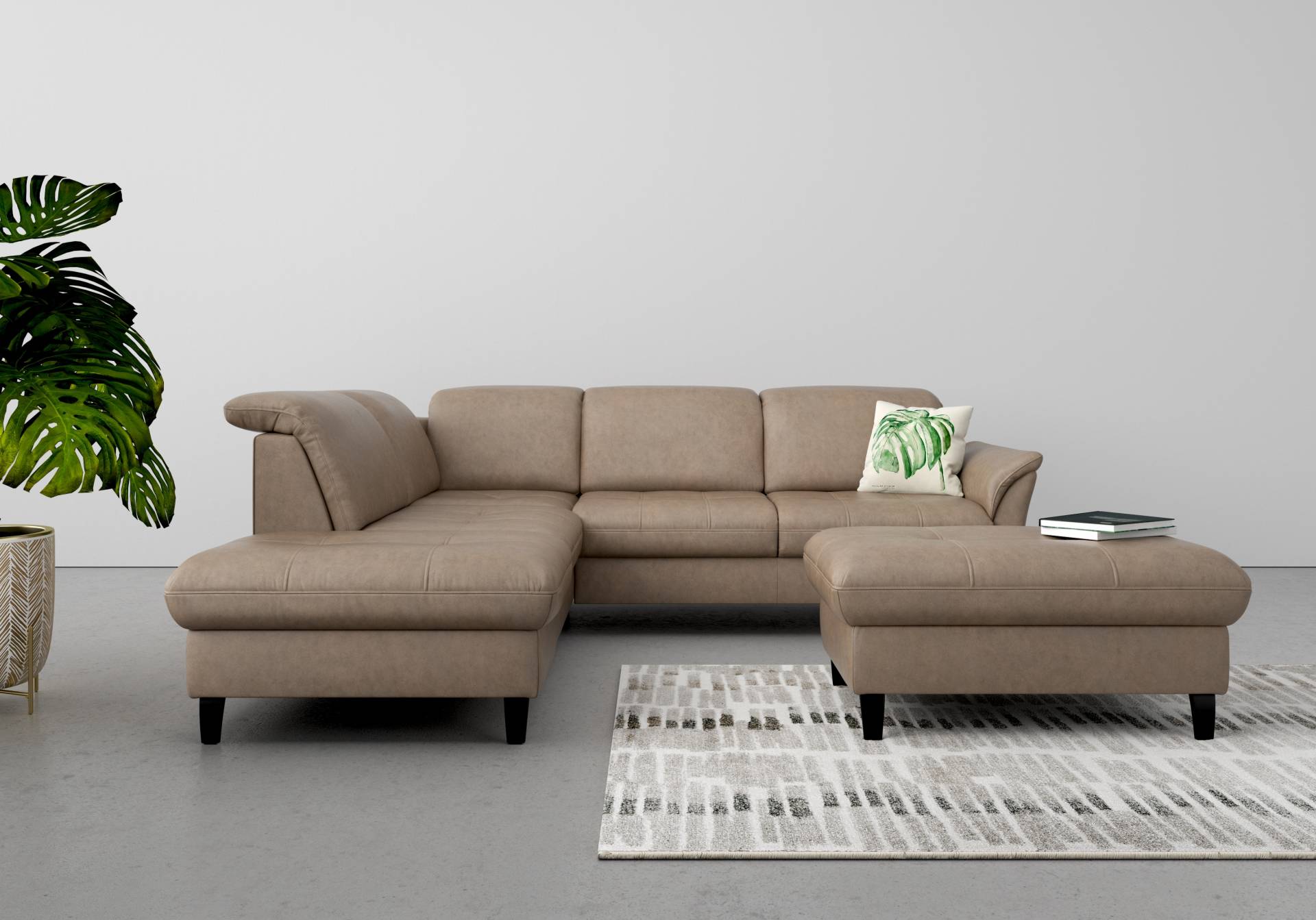 sit&more Ecksofa »Maggiore L-Form« von sit&more