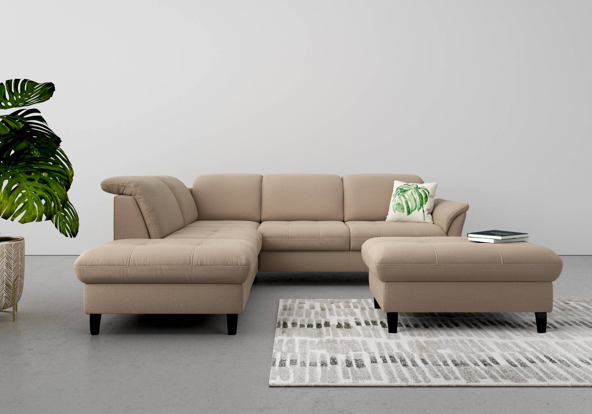 sit&more Ecksofa »Maggiore L-Form«, wahlweise mit Kopfteilverstellung, Bettfunktion und Stauraum sit&more Ecksofa »Maggiore L-Form«, wahlweise mit Kopfteilverstellung, Bettfunktion und Stauraum von sit&more