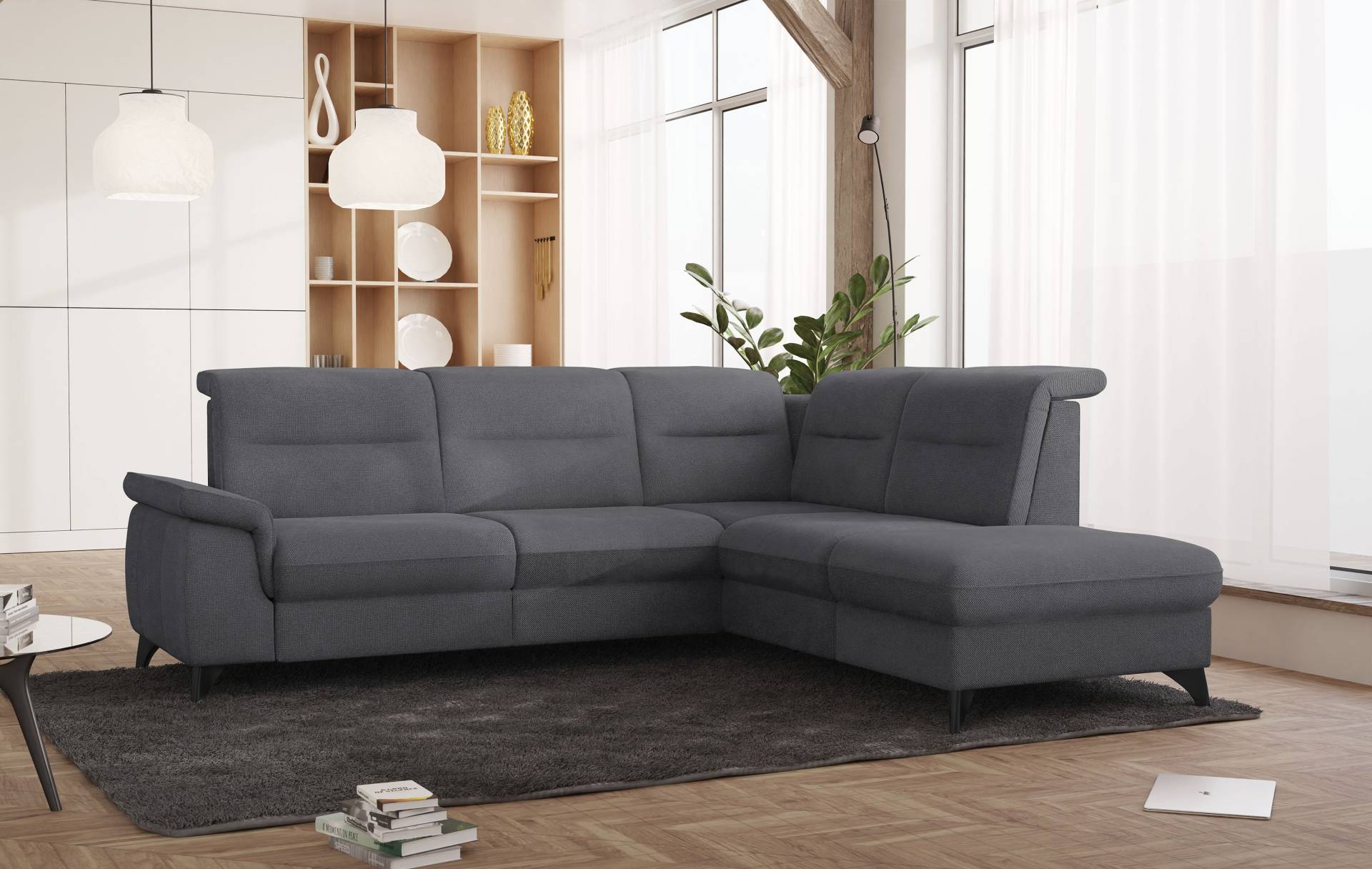 sit&more Ecksofa »Astoria L-Form«, wahlweise mit motorischer Relaxfunktion von sit&more