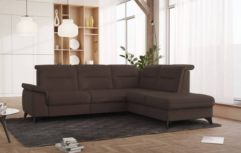 sit&more Ecksofa »Astoria L-Form«, wahlweise mit motorischer Relaxfunktion von sit&more