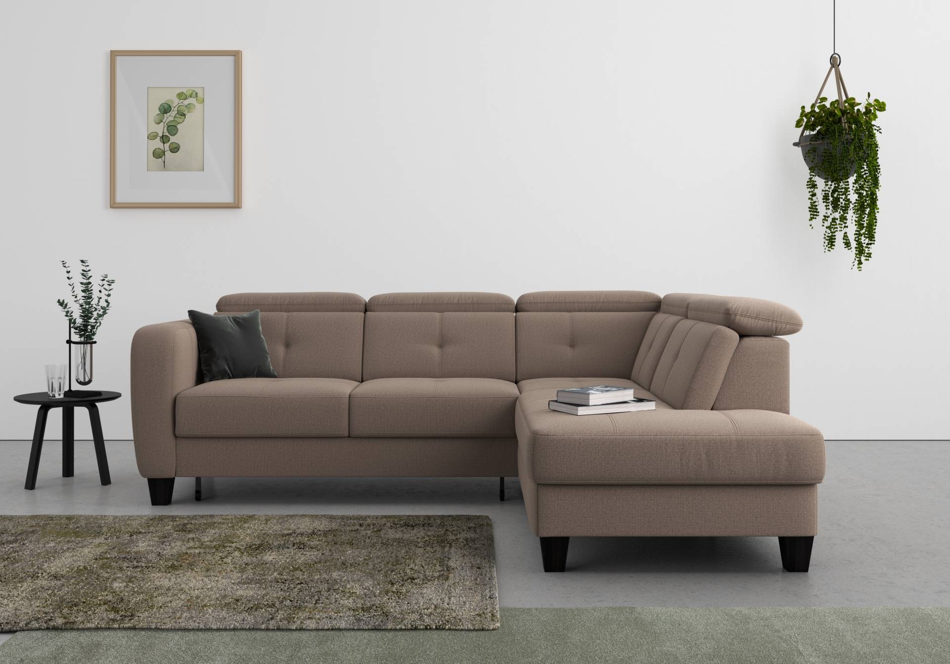 sit&more Ecksofa »Belluci L-Form«, inklusive Federkern, wahlweise mit Bettfunktion und Bettkasten sit&more Ecksofa »Belluci L-Form«, inklusive Federkern, wahlweise mit Bettfunktion und Bettkasten von sit&more