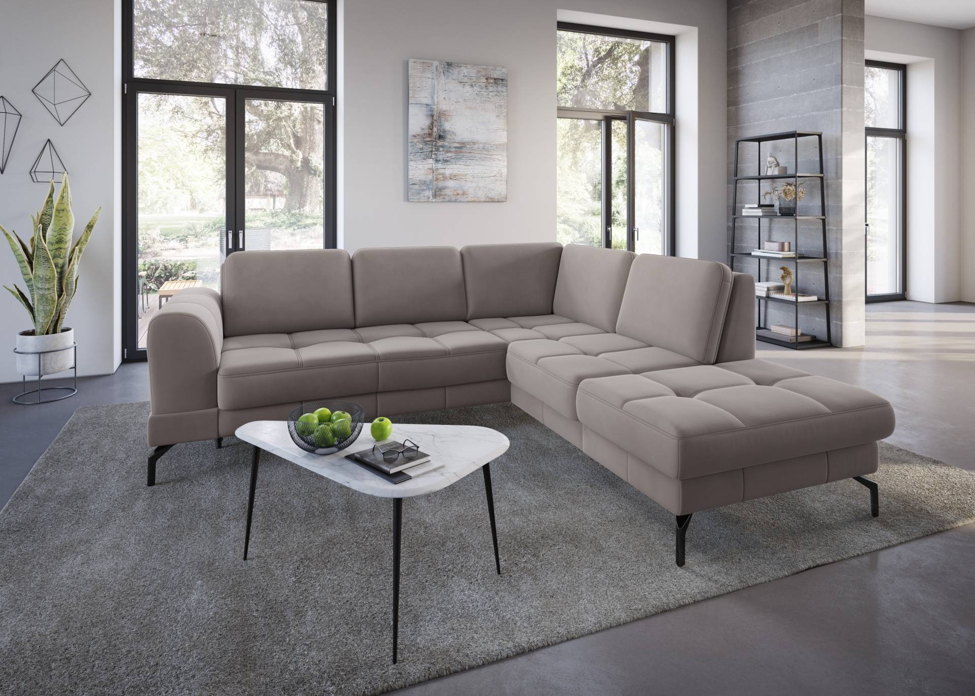 sit&more Ecksofa »Bendigo L-Form« von sit&more