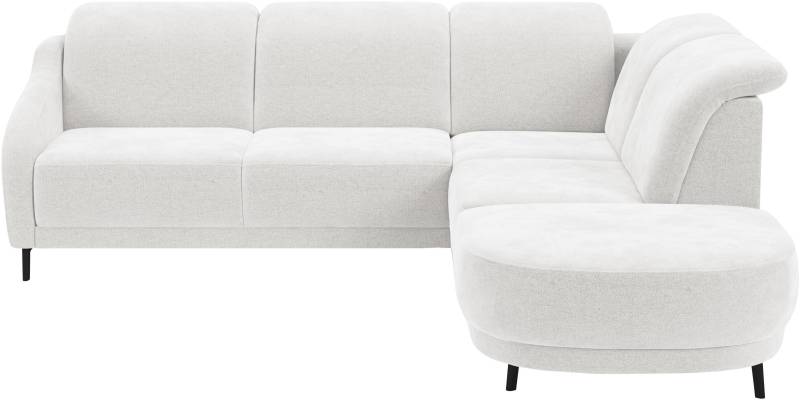 sit&more Ecksofa »Blues L-Form«, wahlweise mit Klapptisch und USB von sit&more