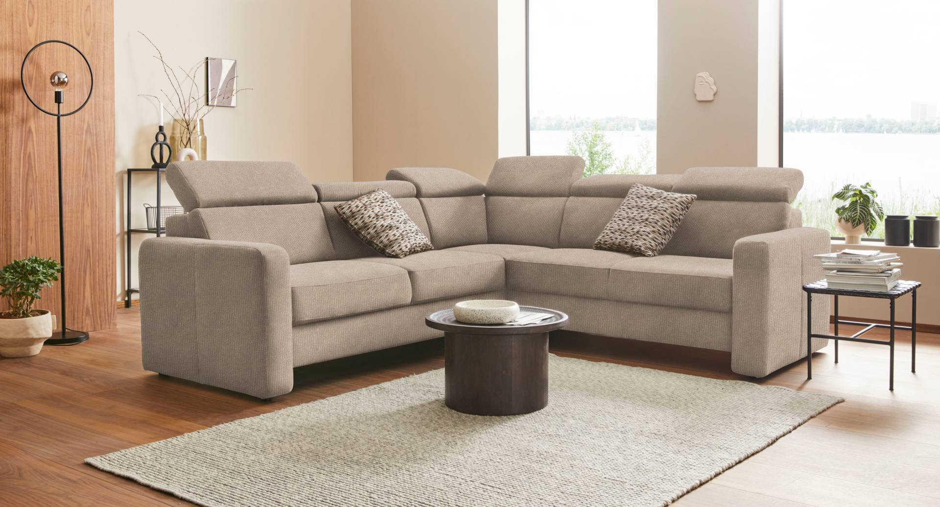 sit&more Ecksofa »Bologna L-Form«, Kopfteilverstellung, wahlweise mit Bettfunktion und Schubkasten sit&more Ecksofa »Bologna L-Form«, Kopfteilverstellung, wahlweise mit Bettfunktion und Schubkasten von sit&more