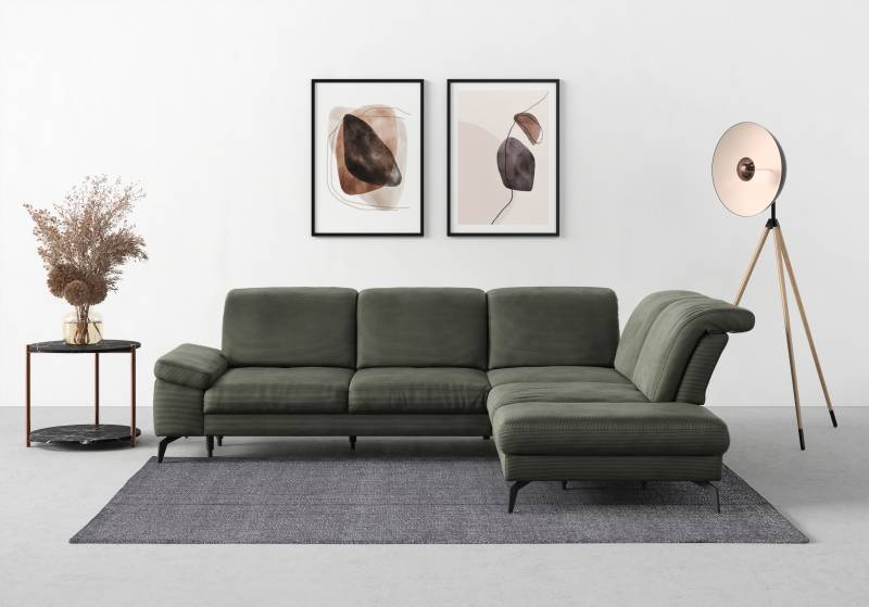 sit&more Ecksofa »Cabana L-Form«, Ottomane, wahlweise mit Sitztiefen-,Armlehnen- und Kopfteilfunktion von sit&more