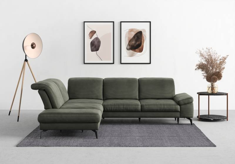 sit&more Ecksofa »Cabana L-Form«, Ottomane, wahlweise mit Sitztiefen-,Armlehnen- und Kopfteilfunktion von sit&more