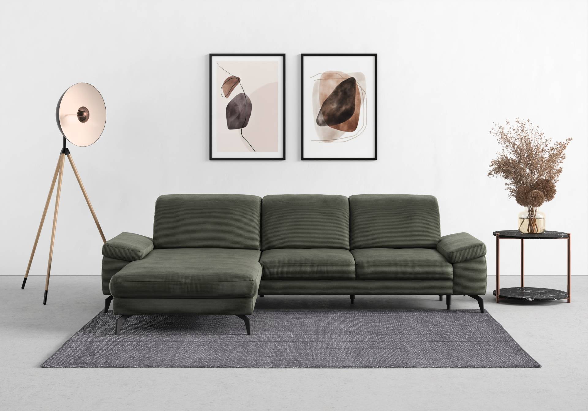 sit&more Ecksofa »Cabana L-Form«, Recamiere, wahlweise mit Sitztiefen-, Armlehnen- und Kopfteilfunktion sit&more Ecksofa »Cabana L-Form«, Recamiere, wahlweise mit Sitztiefen-, Armlehnen- und Kopfteilfunktion von sit&more