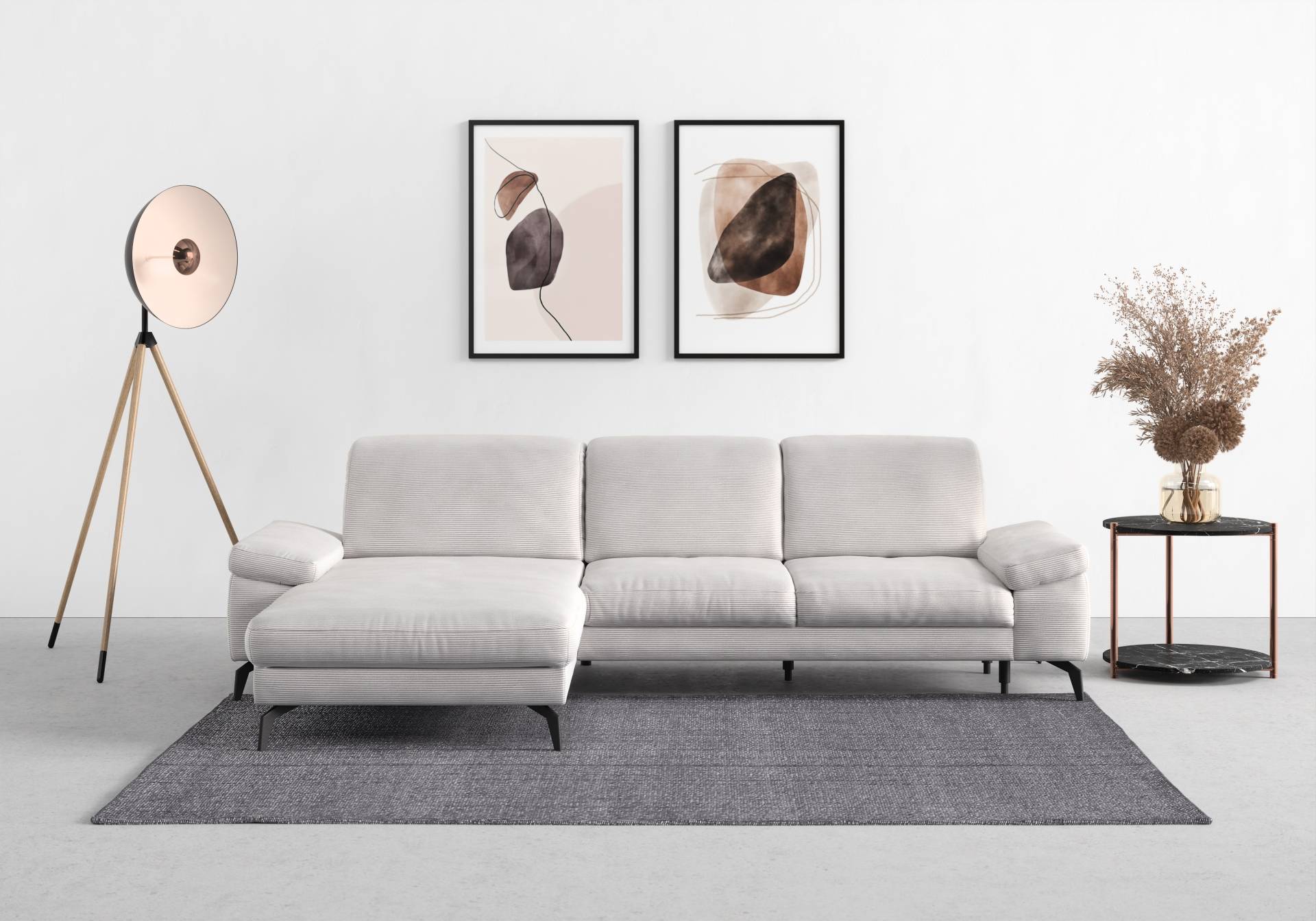 sit&more Ecksofa »Cabana L-Form«, Recamiere, wahlweise mit Sitztiefen-, Armlehnen- und Kopfteilfunktion sit&more Ecksofa »Cabana L-Form«, Recamiere, wahlweise mit Sitztiefen-, Armlehnen- und Kopfteilfunktion von sit&more
