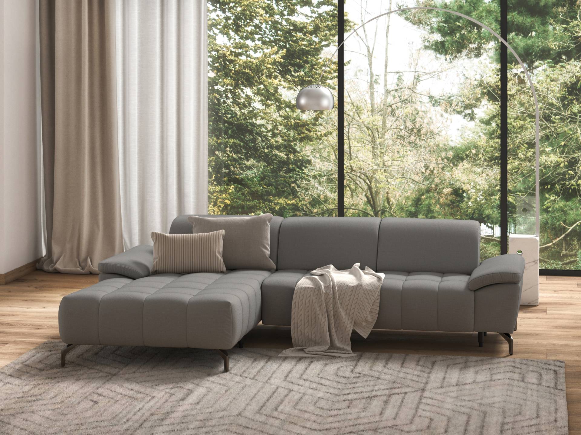 sit&more Ecksofa »Cool L-Form«, wahlweise mit Kopfteilverstellung und Vorziehsitz, motorisch sit&more Ecksofa »Cool L-Form«, wahlweise mit Kopfteilverstellung und Vorziehsitz, motorisch von sit&more