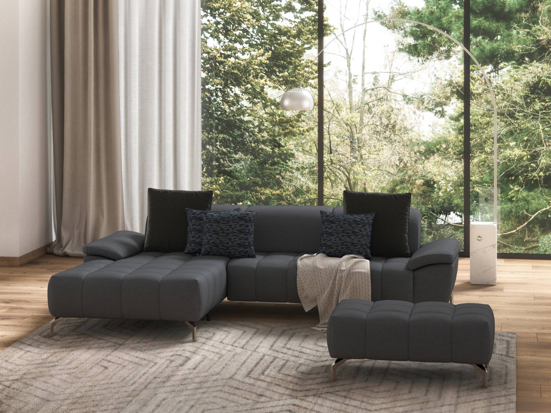 sit&more Ecksofa »Cool L-Form«, wahlweise mit Kopfteilverstellung und Vorziehsitz, motorisch sit&more Ecksofa »Cool L-Form«, wahlweise mit Kopfteilverstellung und Vorziehsitz, motorisch von sit&more