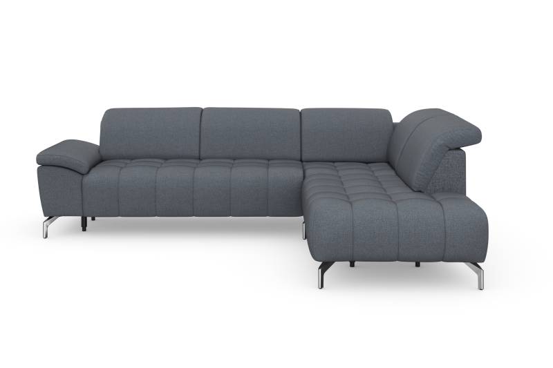 sit&more Ecksofa »Cool L-Form«, wahlweise mit Kopfteilverstellung und Vorziehsitz, motorisch von sit&more