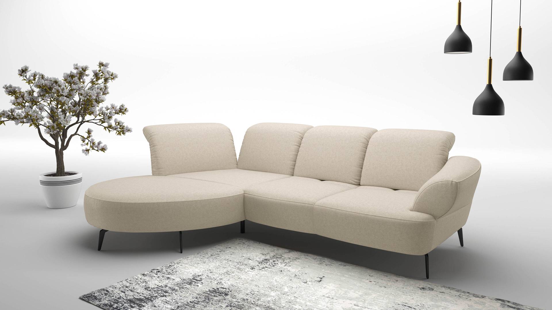 sit&more Ecksofa »Dance«, inkl.System Click&Seat und Sitztiefenverstellung sit&more Ecksofa »Dance«, inkl.System Click&Seat und Sitztiefenverstellung von sit&more