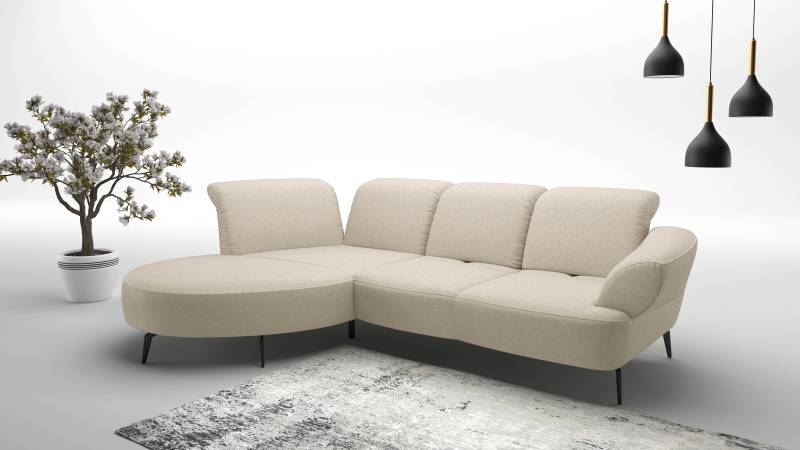 sit&more Ecksofa »Dance«, inkl.System Click&Seat und Sitztiefenverstellung von sit&more