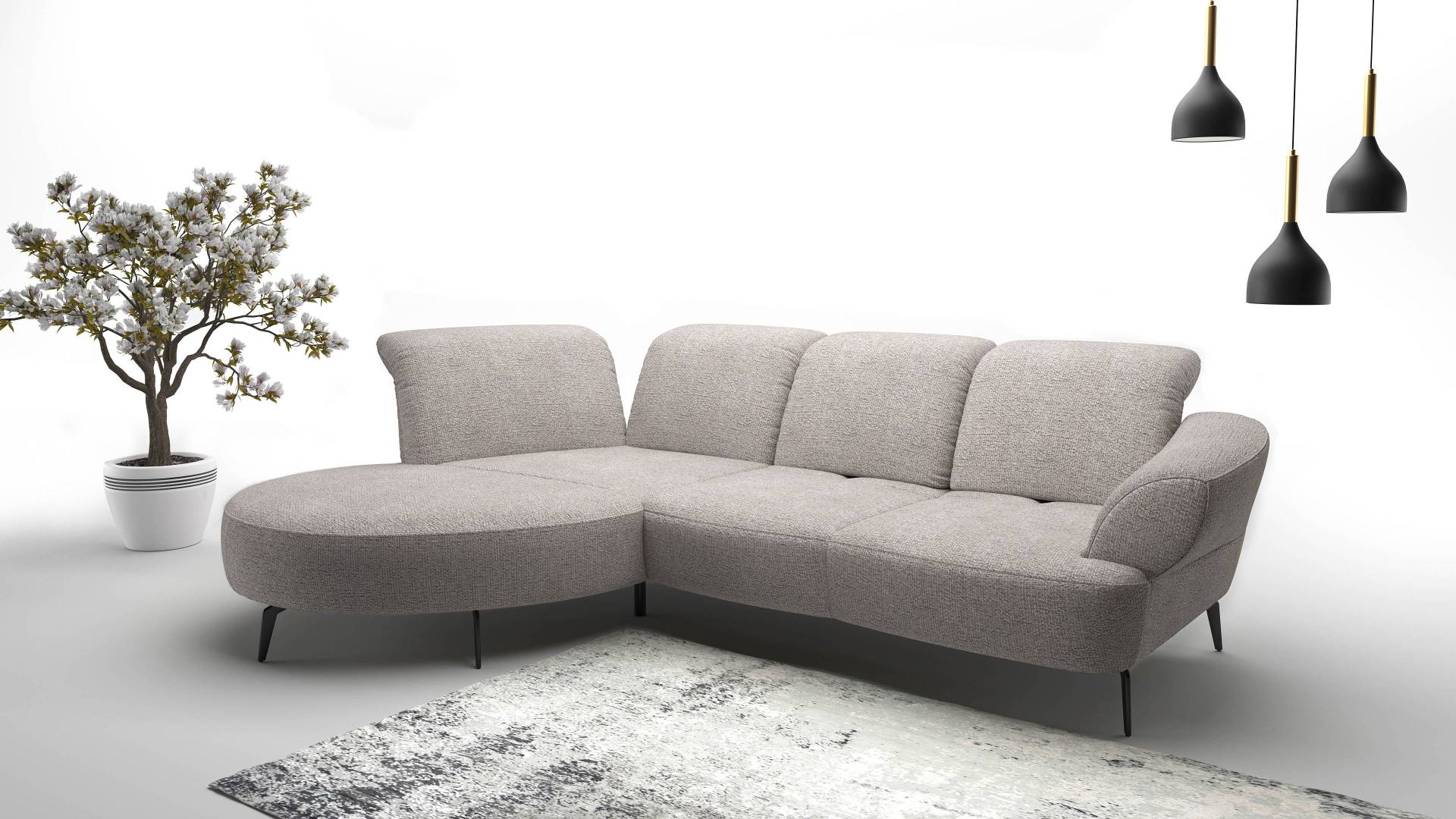 sit&more Ecksofa »Dance«, inkl.System Click&Seat und Sitztiefenverstellung sit&more Ecksofa »Dance«, inkl.System Click&Seat und Sitztiefenverstellung von sit&more