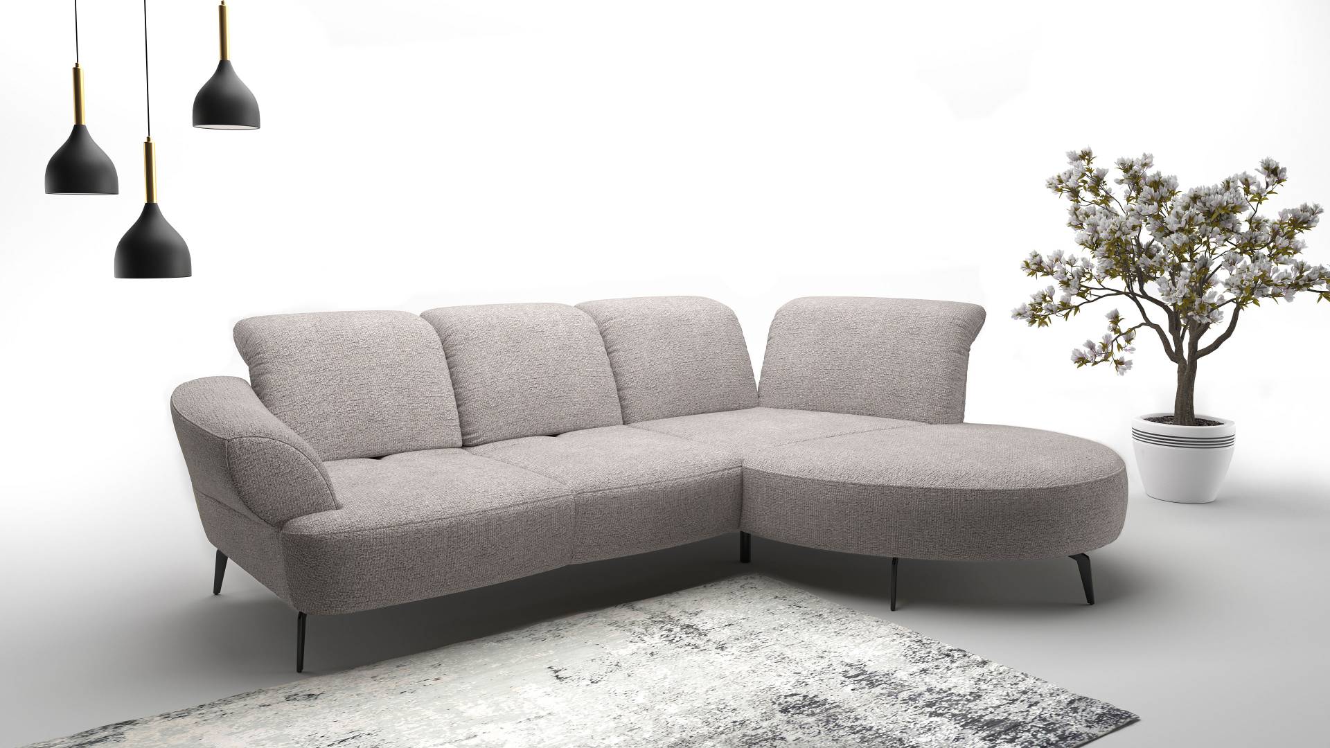 sit&more Ecksofa »Dance«, inkl.System Click&Seat und Sitztiefenverstellung sit&more Ecksofa »Dance«, inkl.System Click&Seat und Sitztiefenverstellung von sit&more