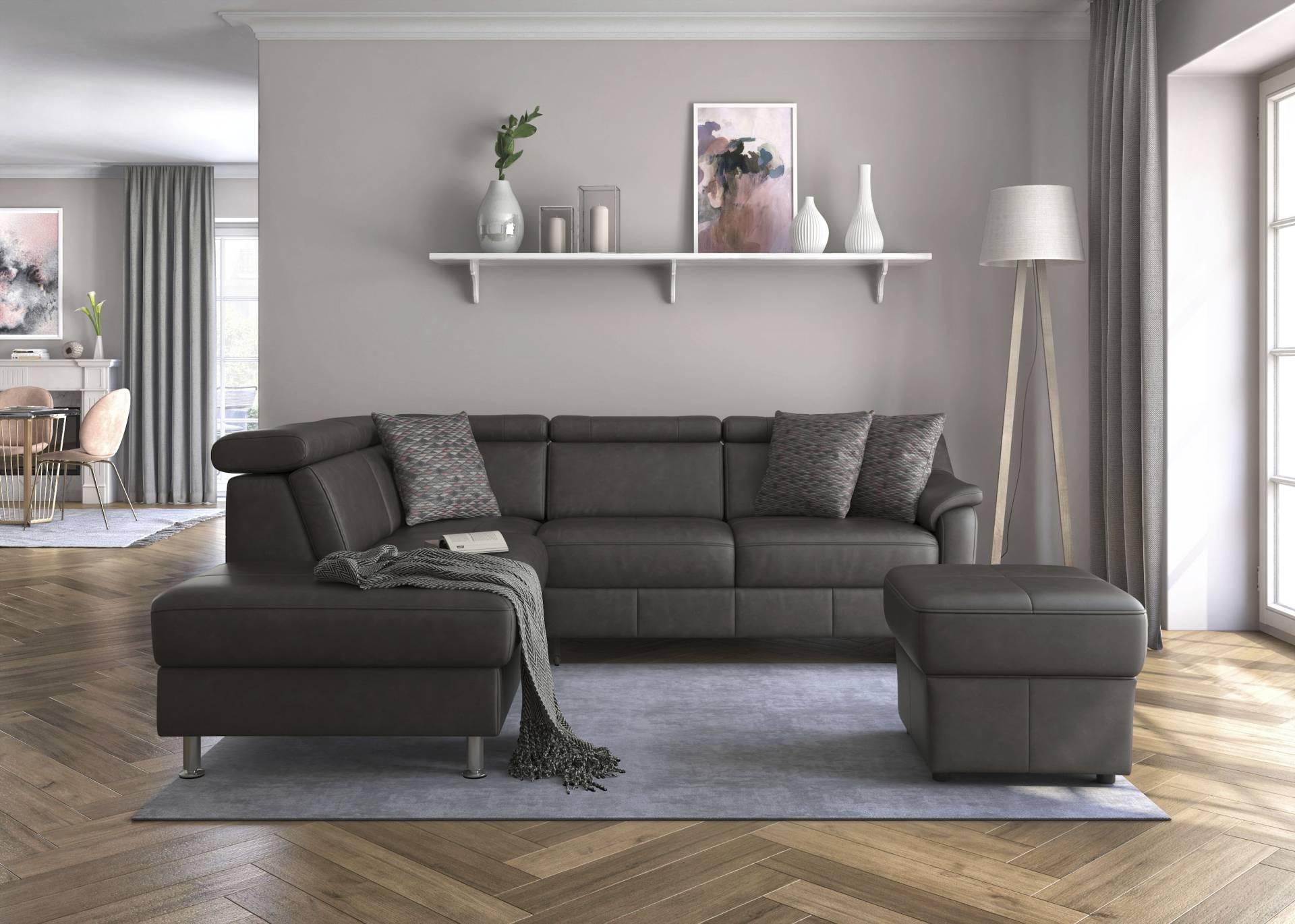 sit&more Ecksofa »Freetown L-Form«, inklusive Kopfteilverstellung und komfortablem Federkern sit&more Ecksofa »Freetown L-Form«, inklusive Kopfteilverstellung und komfortablem Federkern von sit&more