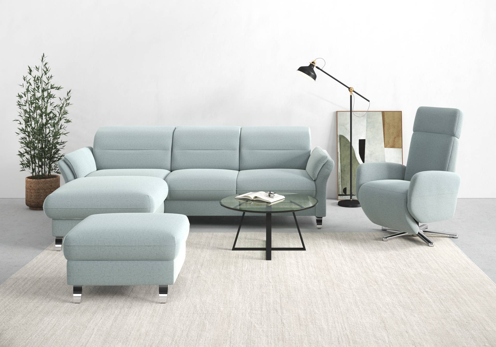 sit&more Ecksofa »Grenoble L-Form« von sit&more