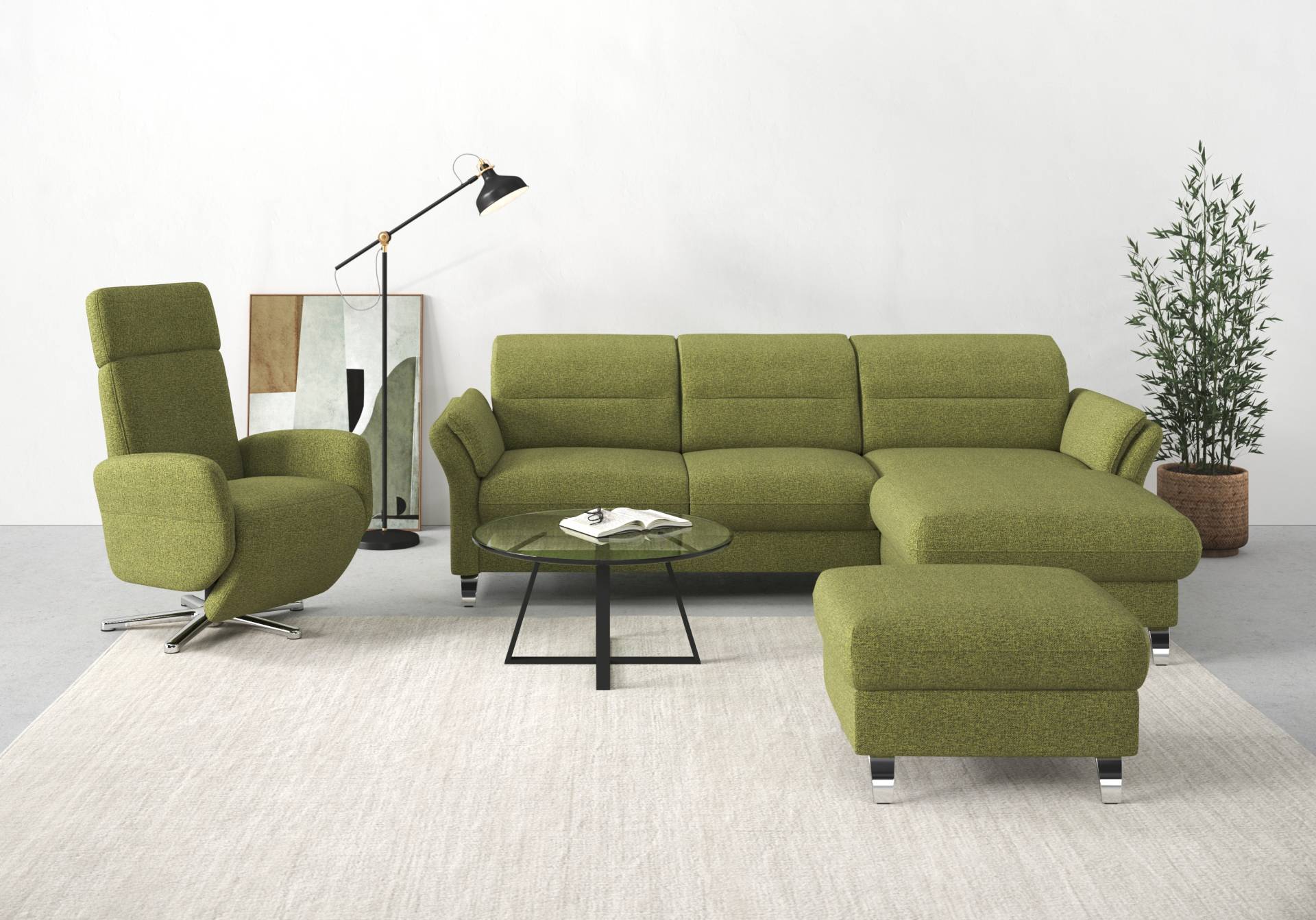 sit&more Ecksofa »Grenoble L-Form« von sit&more