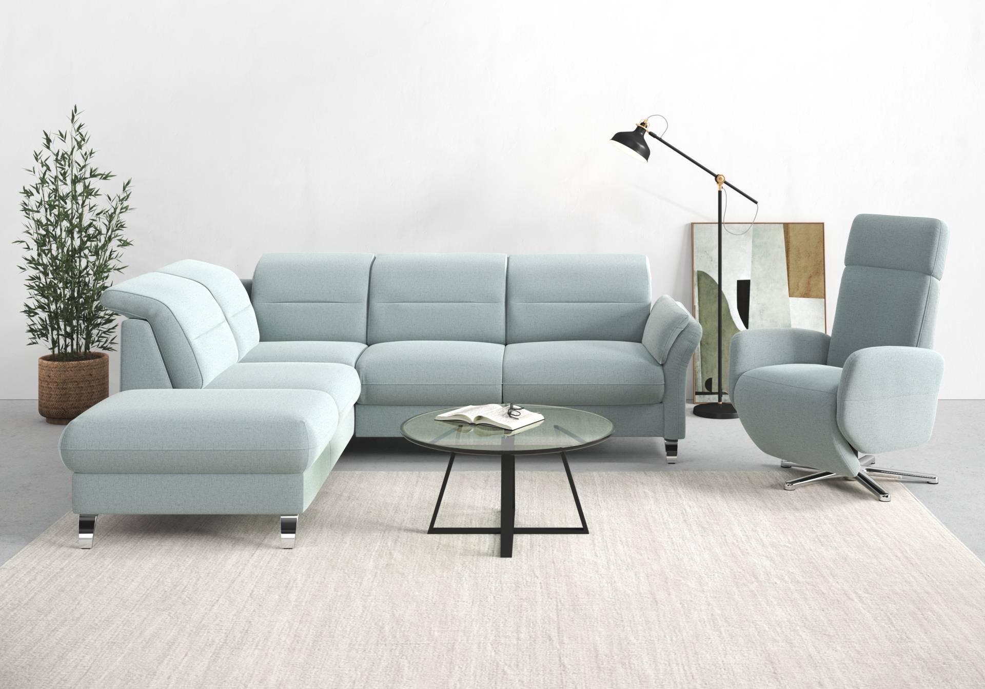 sit&more Ecksofa »Grenoble L-Form« von sit&more