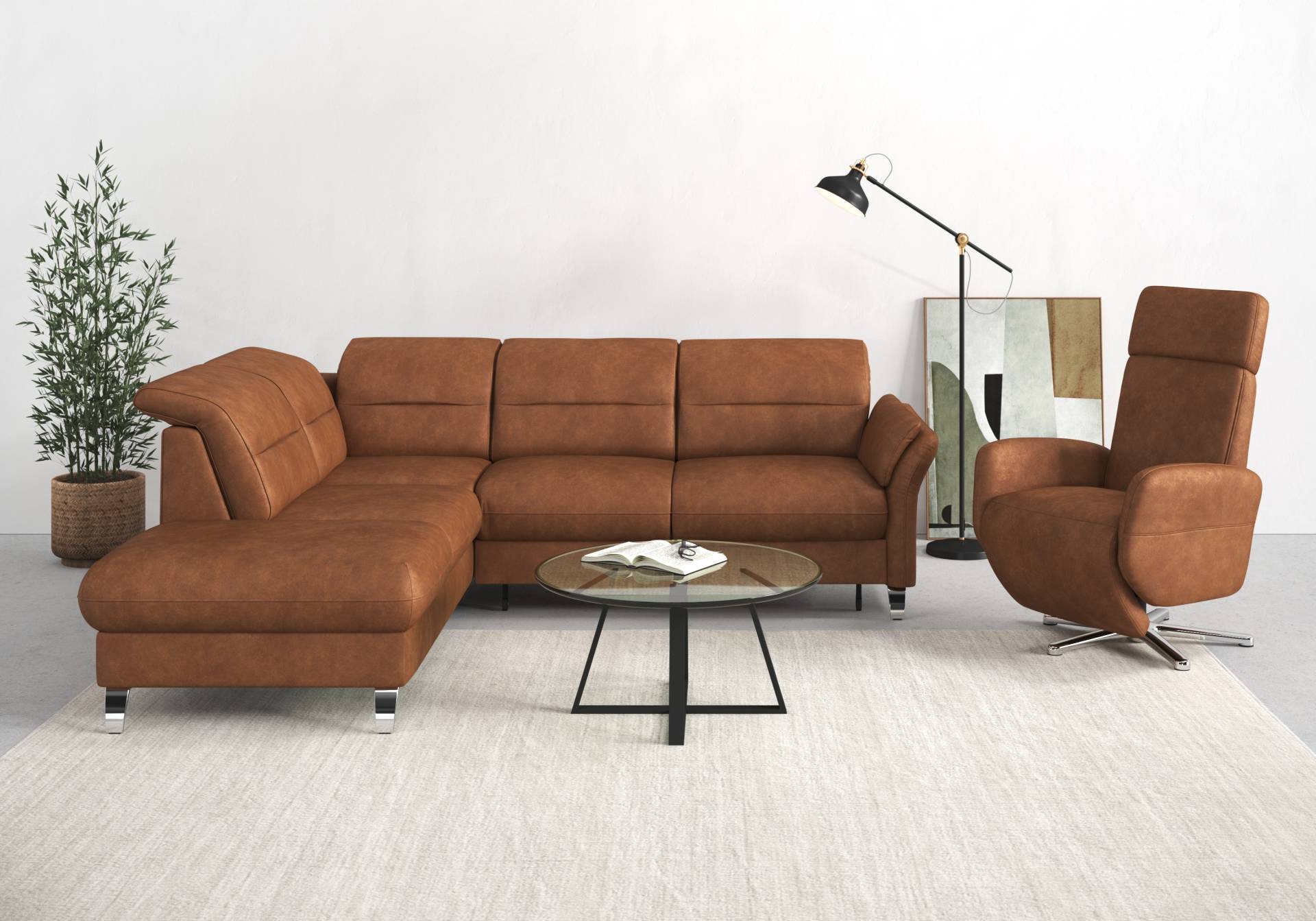 sit&more Ecksofa »Grenoble L-Form« von sit&more