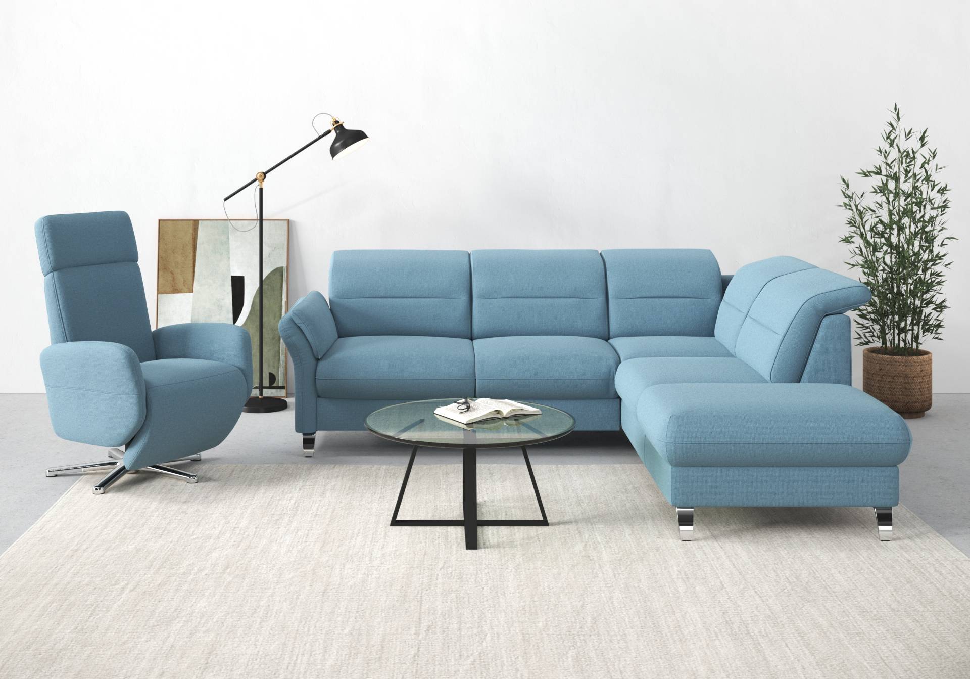 sit&more Ecksofa »Grenoble L-Form« von sit&more