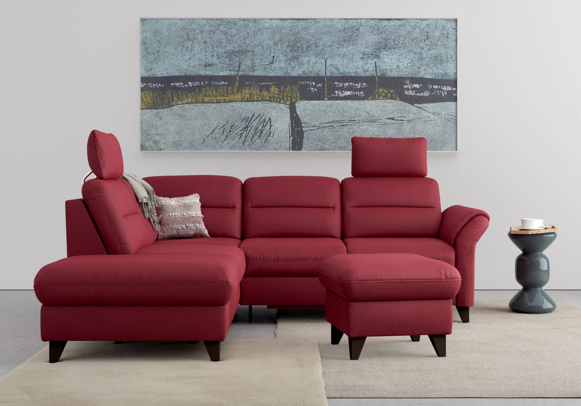 sit&more Ecksofa »Mellum L-Form«, Federkern, wahlweise mit Bettfunktion, Stauraum und Armteilfunktion sit&more Ecksofa »Mellum L-Form«, Federkern, wahlweise mit Bettfunktion, Stauraum und Armteilfunktion von sit&more