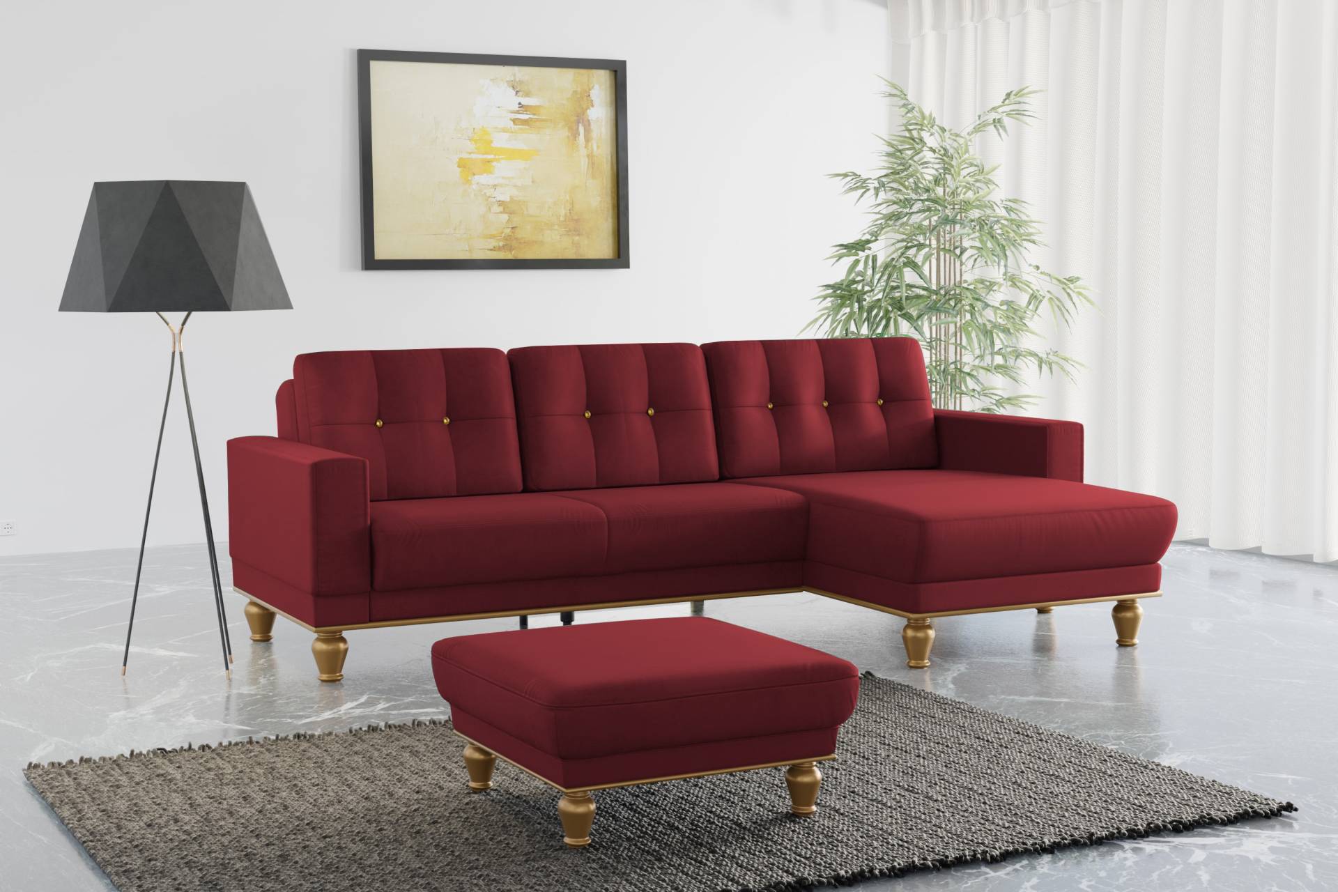 sit&more Ecksofa »Orient 5 V L-Form« von sit&more