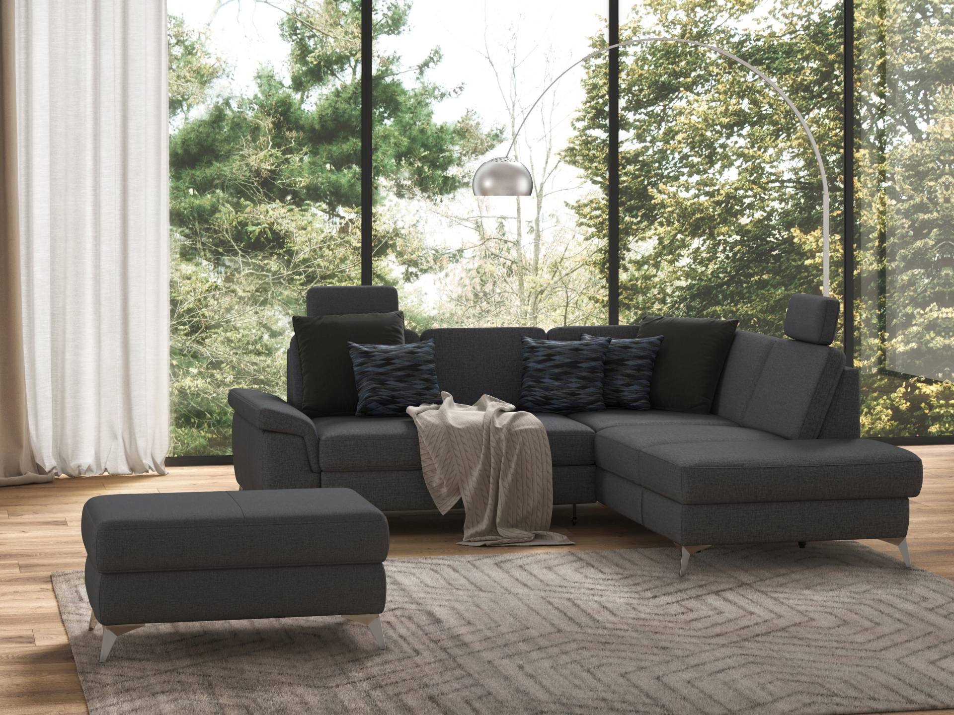 sit&more Ecksofa »Padua L-Form«, inklusive Sitztiefenverstellung, Armteilfunktion und Federkern sit&more Ecksofa »Padua L-Form«, inklusive Sitztiefenverstellung, Armteilfunktion und Federkern von sit&more