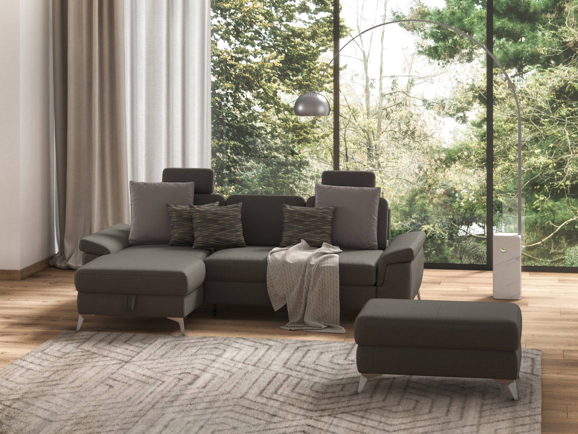 sit&more Ecksofa »Padua« von sit&more