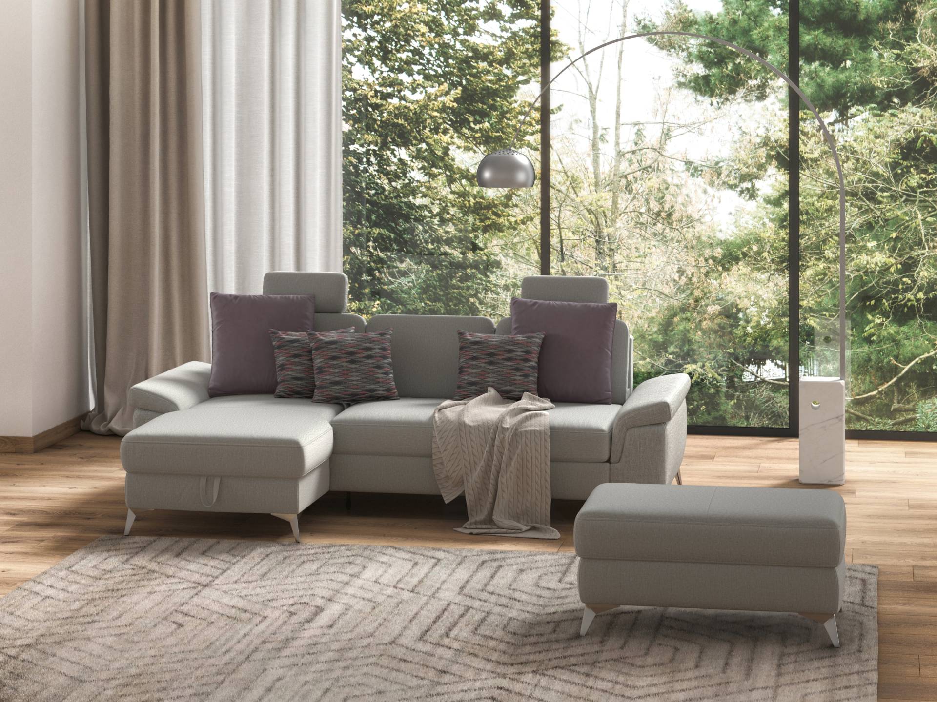 sit&more Ecksofa »Padua« von sit&more