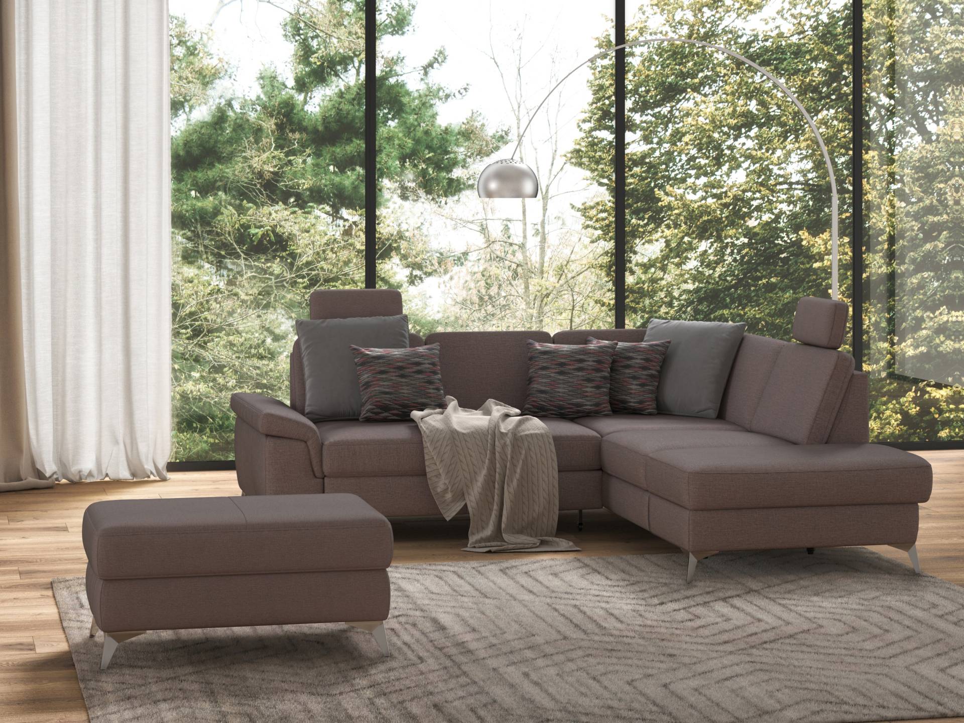 sit&more Ecksofa »Padua L-Form«, inklusive Sitztiefenverstellung, Armteilfunktion und Federkern sit&more Ecksofa »Padua L-Form«, inklusive Sitztiefenverstellung, Armteilfunktion und Federkern von sit&more