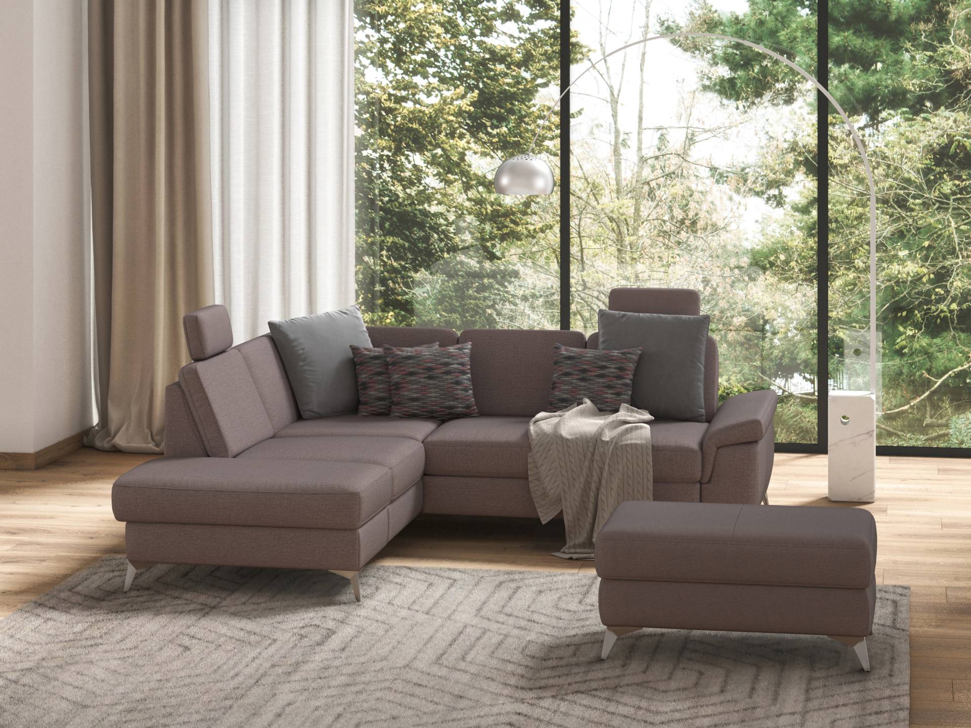 sit&more Ecksofa »Padua L-Form«, inklusive Sitztiefenverstellung, Armteilfunktion und Federkern sit&more Ecksofa »Padua L-Form«, inklusive Sitztiefenverstellung, Armteilfunktion und Federkern von sit&more