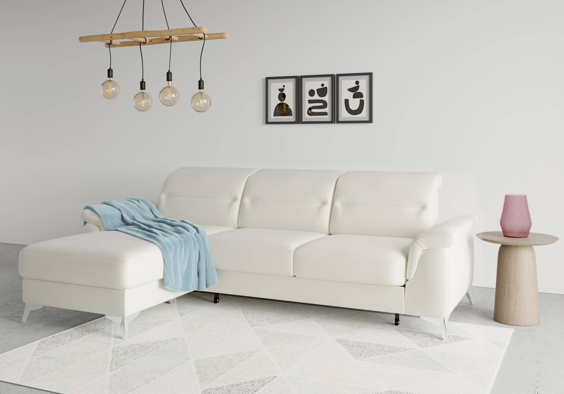 sit&more Ecksofa »Sinatra L-Form«, mit Recamiere, optinal mit Kopfteilverstellung und Armteilfunktion sit&more Ecksofa »Sinatra L-Form«, mit Recamiere, optinal mit Kopfteilverstellung und Armteilfunktion von sit&more