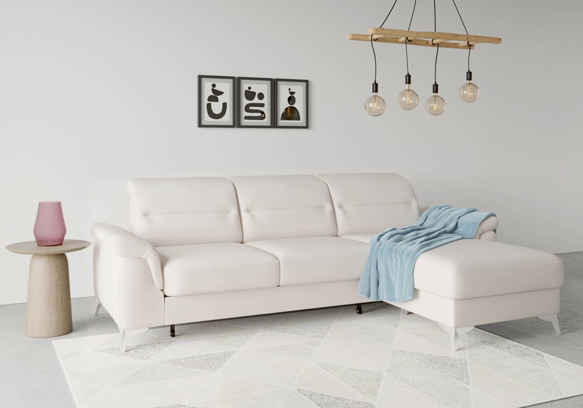 sit&more Ecksofa »Sinatra L-Form«, mit Recamiere, optinal mit Kopfteilverstellung und Armteilfunktion sit&more Ecksofa »Sinatra L-Form«, mit Recamiere, optinal mit Kopfteilverstellung und Armteilfunktion von sit&more