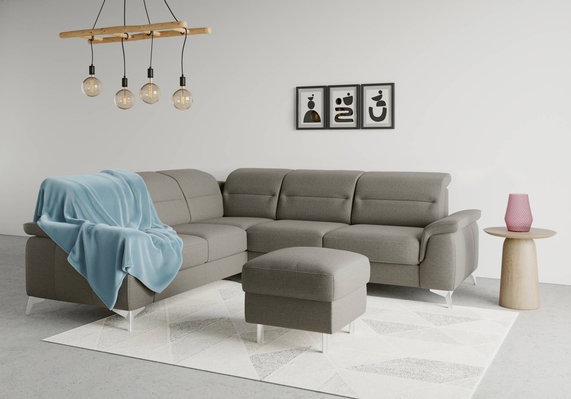 sit&more Ecksofa »Sinatra L-Form«, optional mit Kopfteilverstellung und Armteilfunktion sit&more Ecksofa »Sinatra L-Form«, optional mit Kopfteilverstellung und Armteilfunktion von sit&more