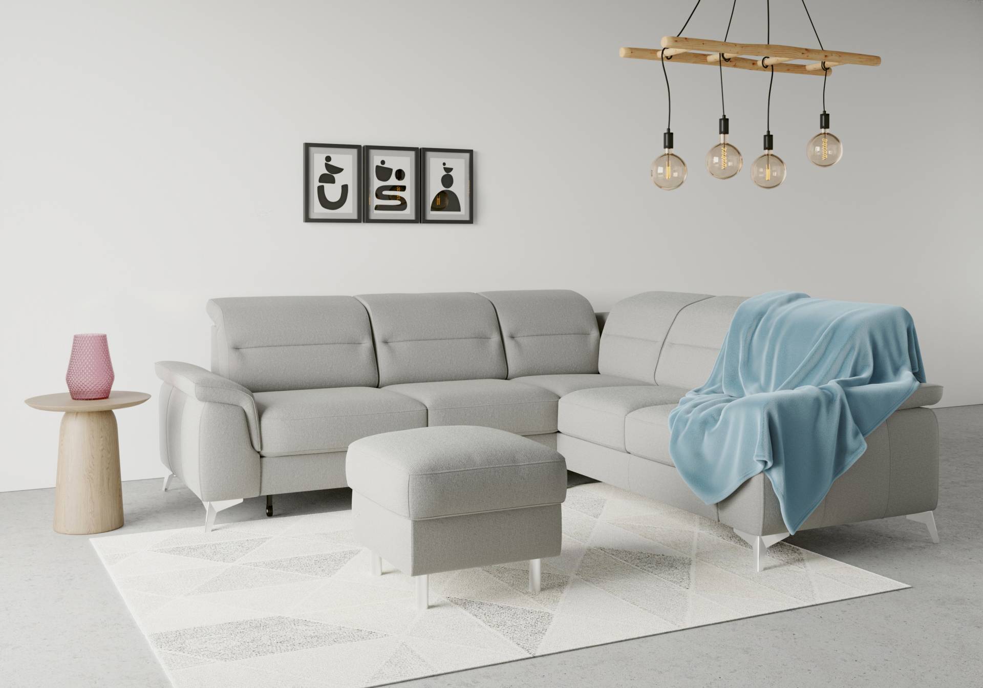 sit&more Ecksofa »Sinatra L-Form«, optional mit Kopfteilverstellung und Armteilfunktion sit&more Ecksofa »Sinatra L-Form«, optional mit Kopfteilverstellung und Armteilfunktion von sit&more
