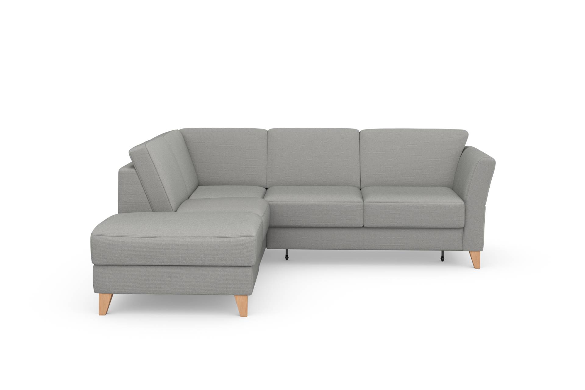 sit&more Ecksofa »Visby L-Form«, Wahlweise mit Bettfunktion und Stauraum, frei im Raum stellbar von sit&more
