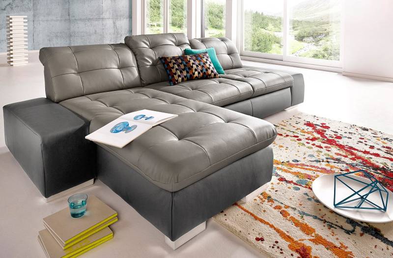 sit&more Ecksofa »Palomino L-Form«, wahlweise XL oder XXL und mit Bettfunktion von sit&more