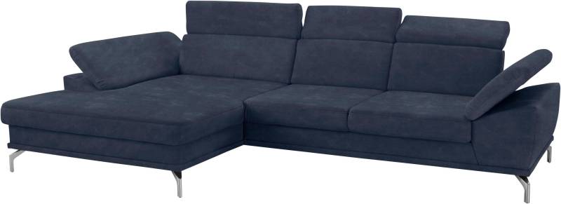 sit&more Ecksofa »Scorpio L-Form«, inklusive Sitztiefenverstellung, wahlweise mit Kopfverstellung von sit&more