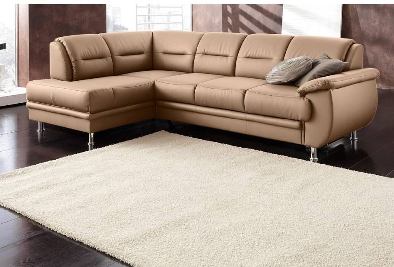 sit&more Ecksofa »Mailand L-Form«, wahlweise mit Bettfunktion von sit&more