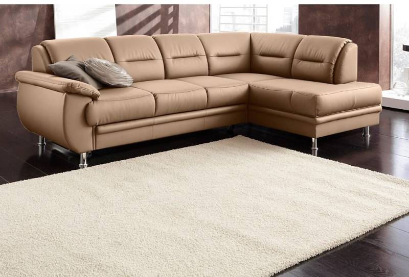 sit&more Ecksofa »Mailand L-Form«, wahlweise mit Bettfunktion von sit&more
